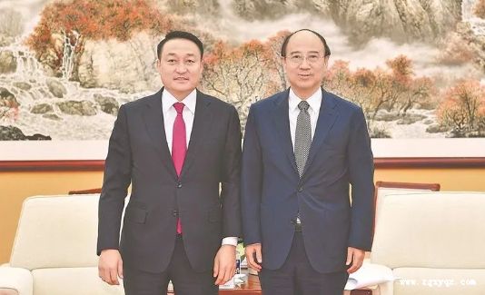 中国石油董事长戴厚良会见蒙古人民党总书记